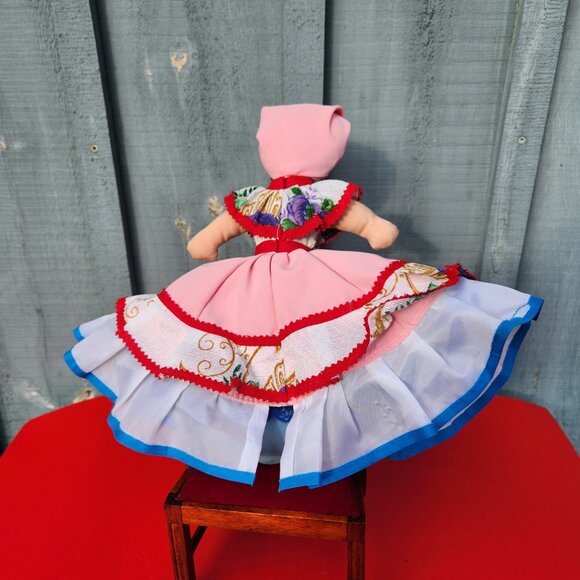 Topsy Turvy Doll Vintage Folk Art Doll - Picture 3 of 7